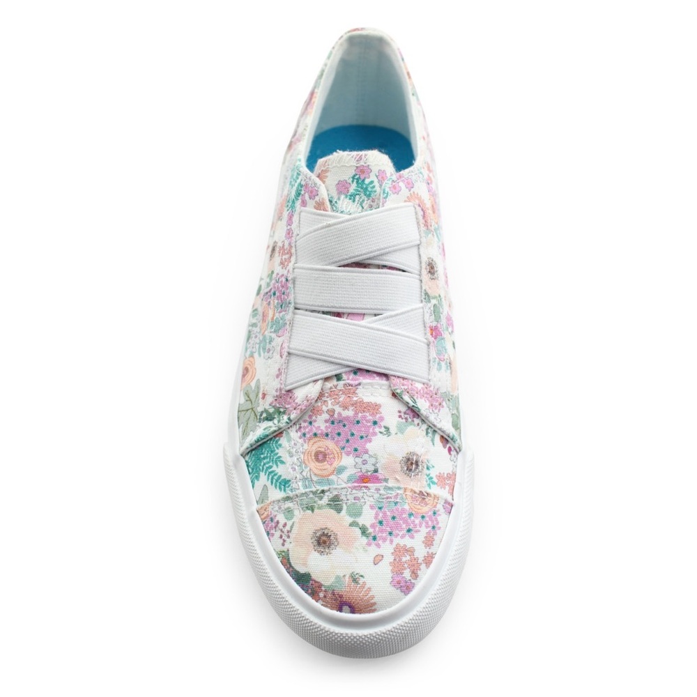 Blowfish Women's Floral Sneakers - White and Pink